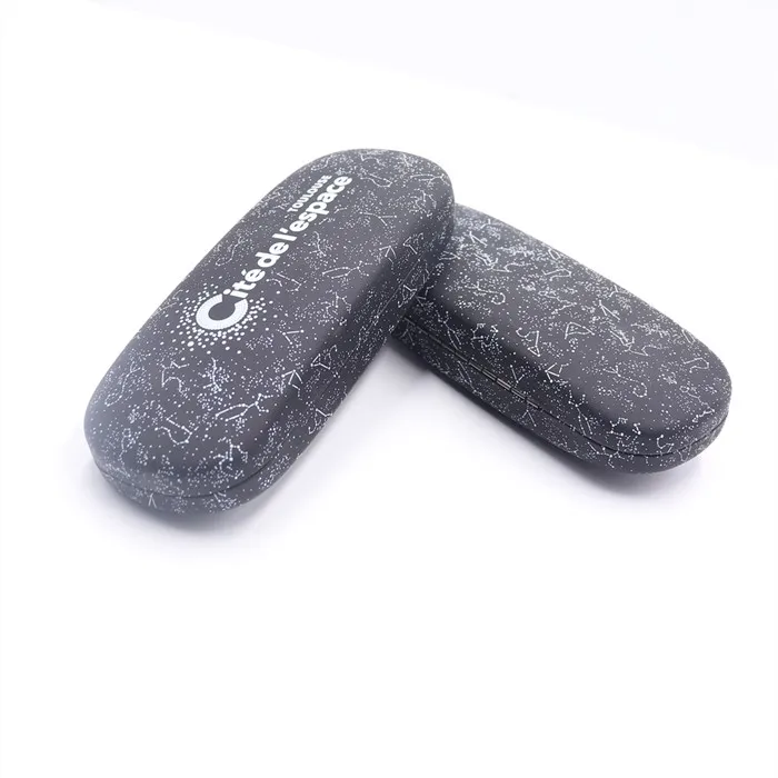 Bestpackaging cheap price eyeglasses case custom spectacle case Leather Metal optics glasses case