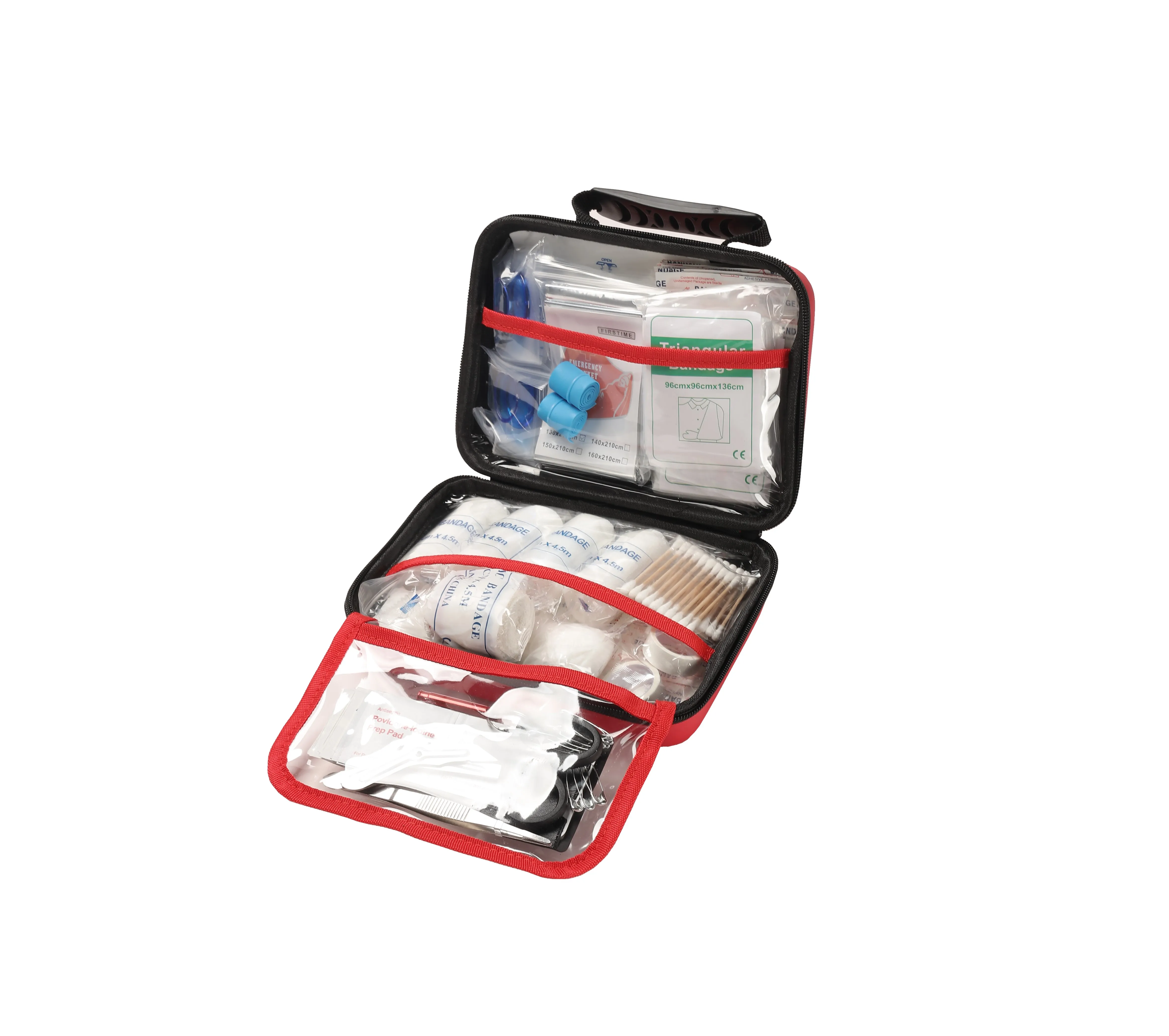 TJD Firstime First-aid Kit Bags 142 Pieces with bandage  Emergency Camping Survival Wholesale Mini First Aid Kit For Family