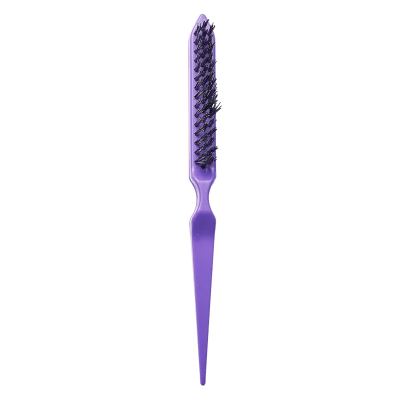Wholesale Custom color Hair Brushes Comb Slim Line Styling Tools Teasing Back Combing Hair Brush Hair Dyed Brush