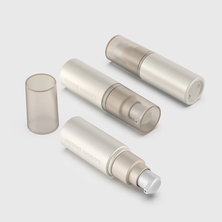 Empty 15ml 30ml 50ml lotion containers support for personalization with a proven production process