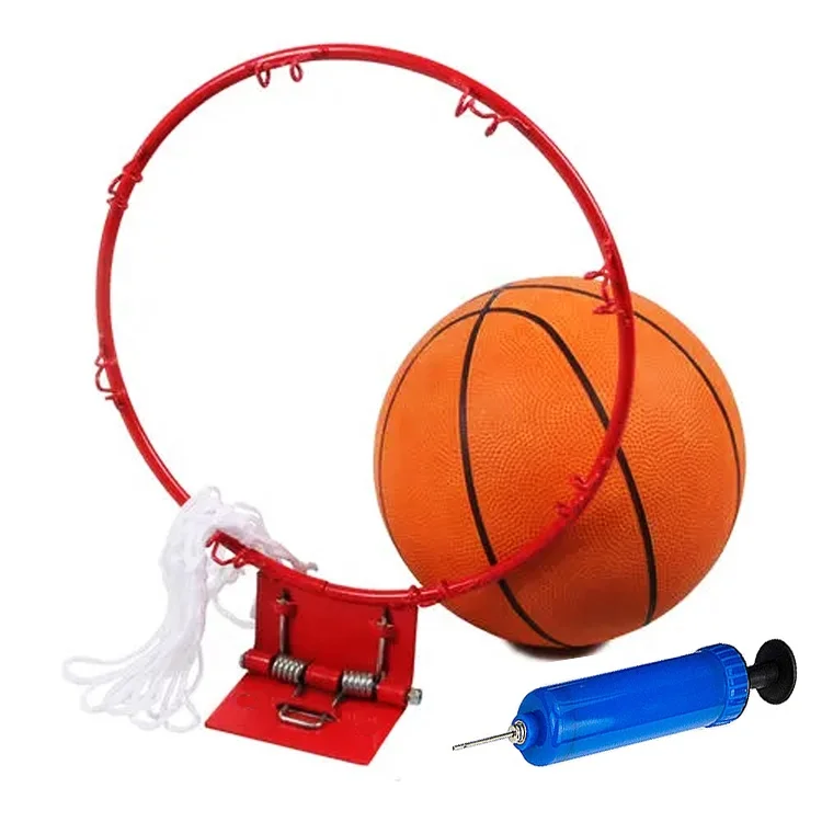 Metal Steel Outdoor Basketball Ring Rim Wall Mount Basketball Hoop Durable Basketball Frame