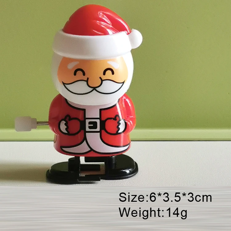 funny Father Christmas Party mask eyeglasses Wind Up  Novelty Jumping Toys Clockwork elk Santa Claus gifts decorations 202
