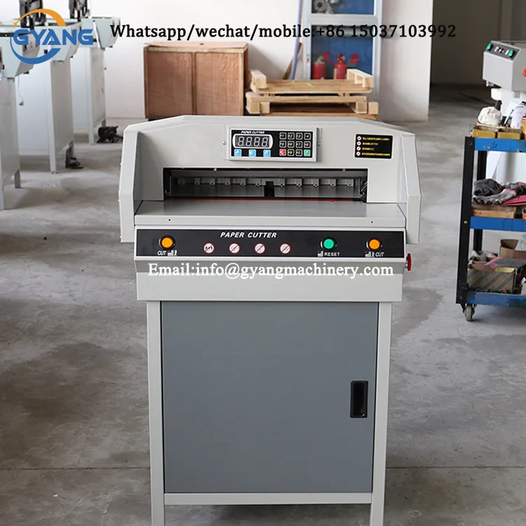 Factory Price Electric Mute Office Use Guillotine Auto Paper Cutter With 7 Inch Touch Screen