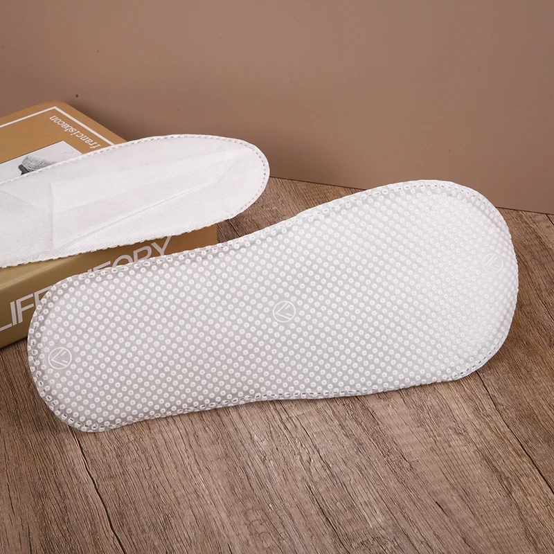 Cheap Degradable Non-slip Nonwoven Disposable Slippers For Hotel Room Guest And Spa
