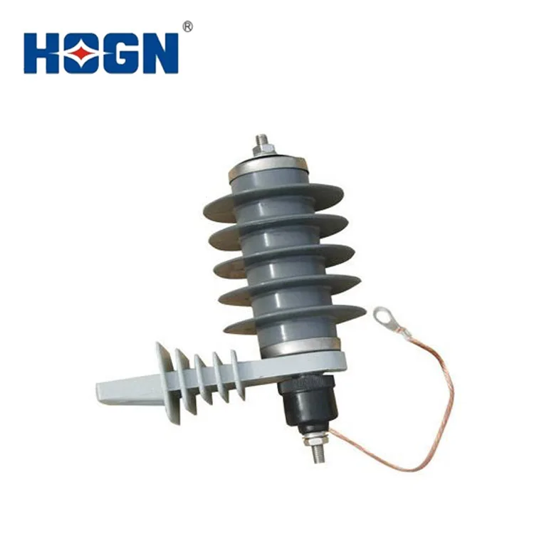 HOGN New Designed YH10W YH5W High VoltageYH5W Polymeric Housed Metal-oxide Surge Arrester 3kV 15kV 24kV 33kV