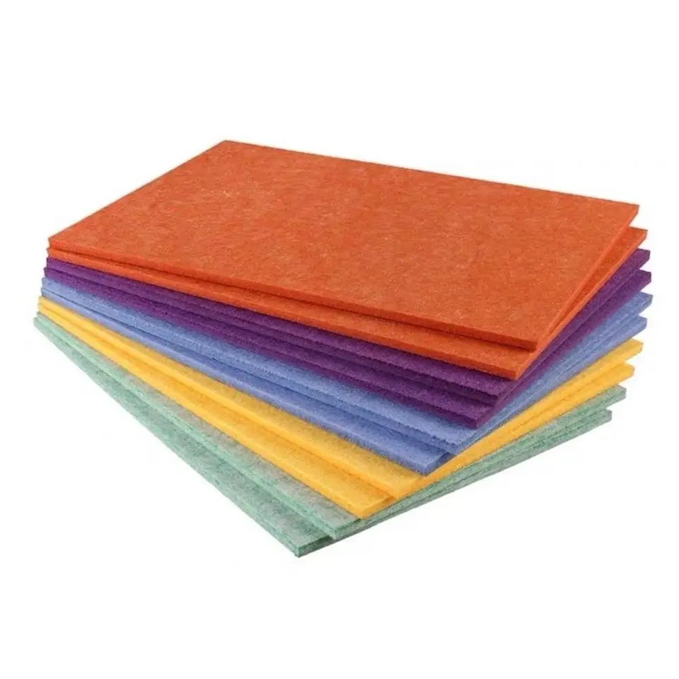 
High-end acoustic solutions polyester fiber felt sound-absorbing board sound insulation board KTV kindergarten 