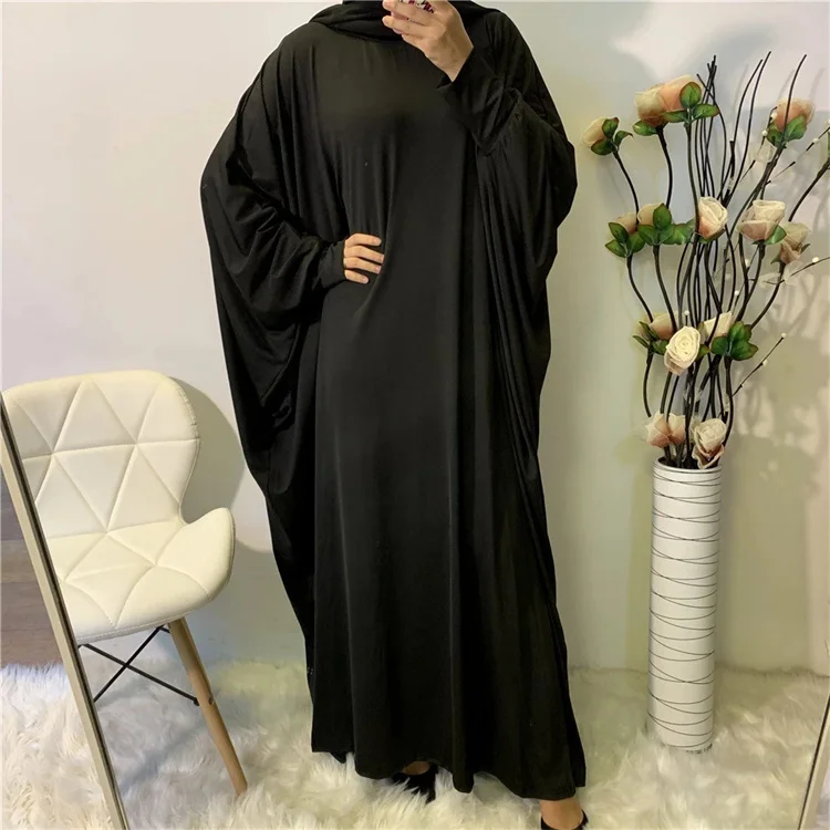 Women Muslim Long Evening Party Dress Prayer Hijab Dress Dubai Khimar Jilbab Overhead Customized Abaya Muslim Prayer Dress