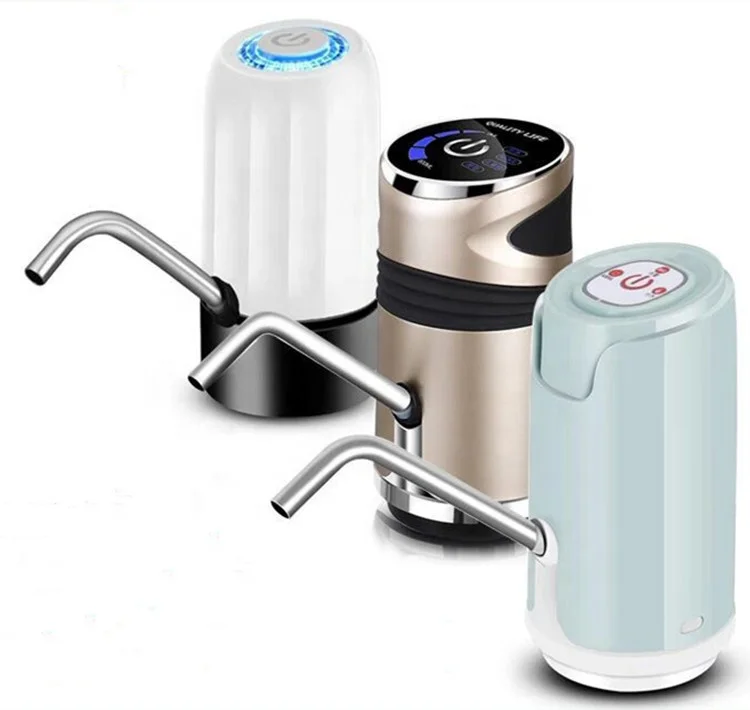 Bottled Water Dispenser Pumping USB Rechargeable Household Electric Pure Bucket Wireless Water Pressure Pump