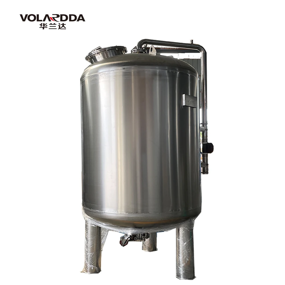 Volardda Best Price Stainless Steel Mobile Sanitary-Grade With Water Leveler  Barrel Storage Tank Storage Tank