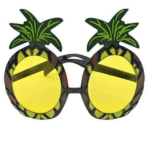 Hawaiian Flamingo Glasses Sunglasses Neon Tropical Beach BBQ Fancy Dress Party Sunglasses