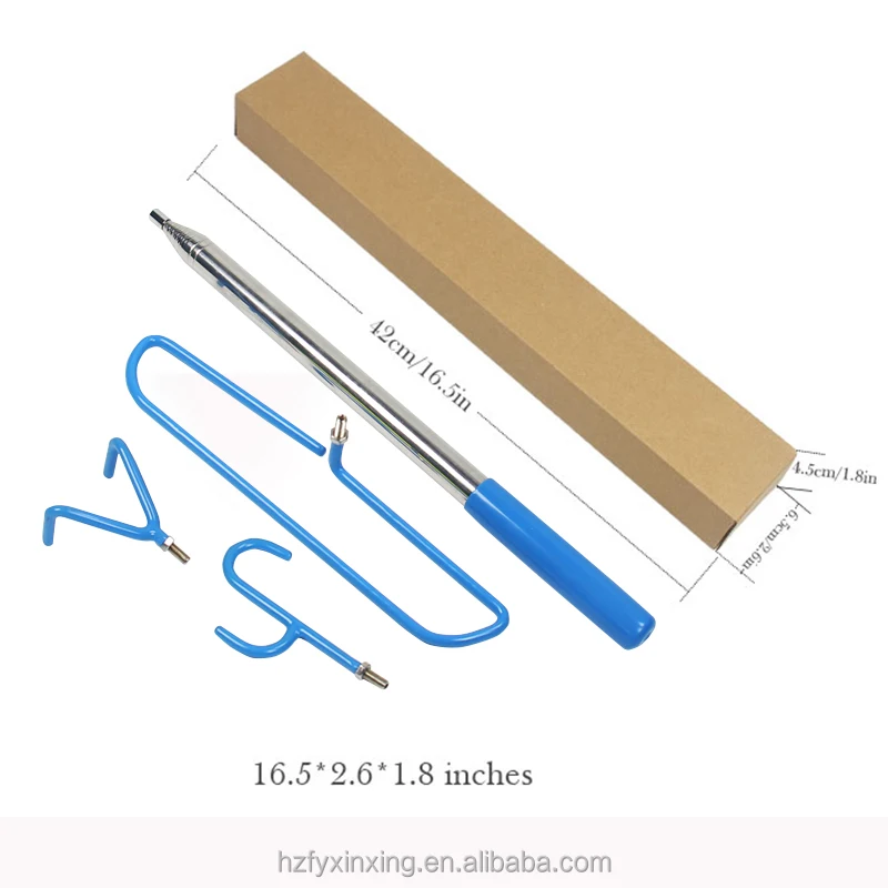 Xinxing 16-Foot Stainless Steel Telescopic Pole Retriever Hook Stick for Disc Golf Sports & Entertainment