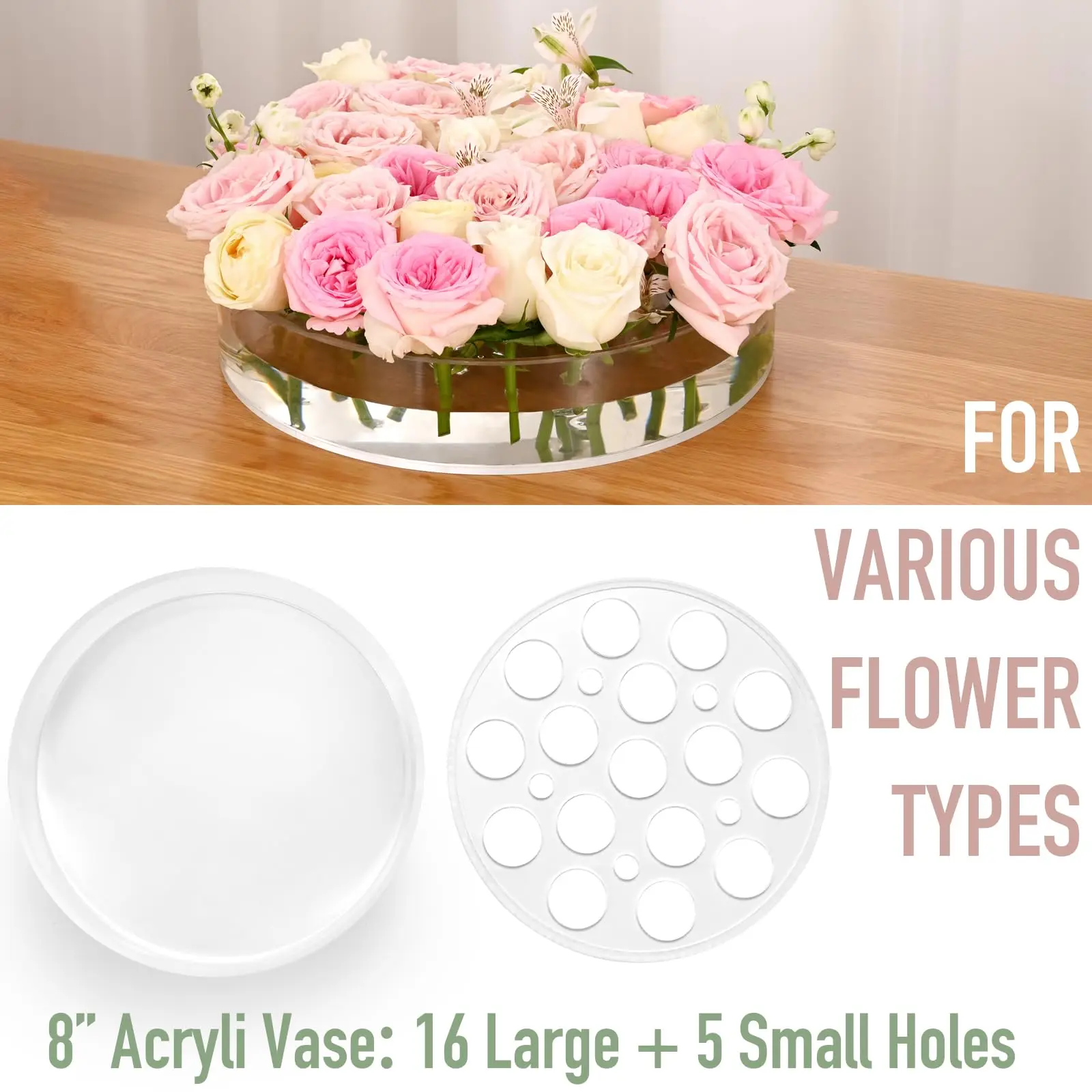 Factory wholesale Transparent Home decor Cylinder Floral Centerpiece Acrylic plant pots Flower Vase for home decoration items