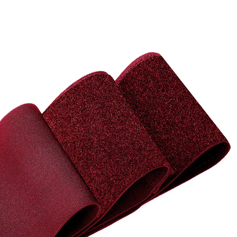 OEM & ODM leather logo workout waistband body sculpting waist trimmer yoga long bondage band elastic wrap waist trainer belt