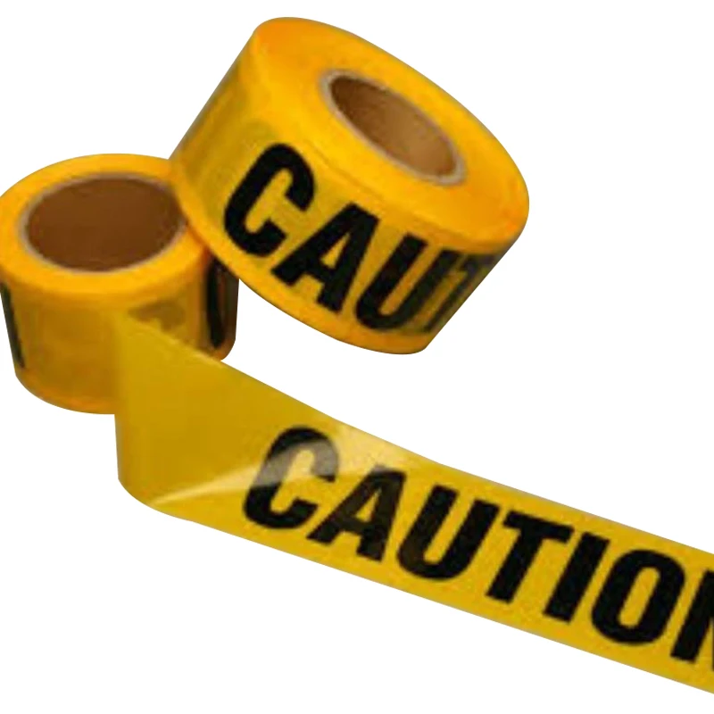Custom Low MOQ without Adhesion Barricade caution cable danger caution fragile warning tape