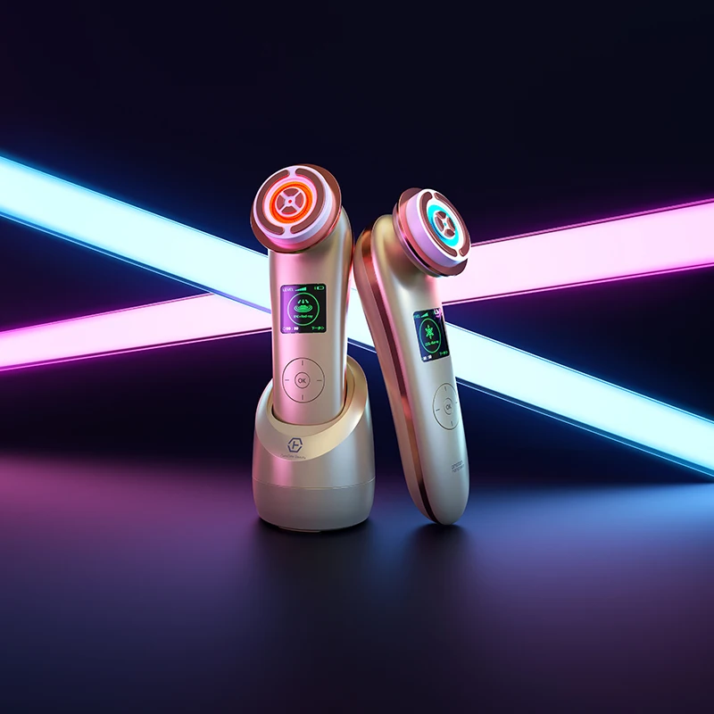 Smart RF +2022 New  EMS +ION +ENI+COOL Ascending face wrinkle removal 8 in 1 multifunction facial beauty machine with phone APP