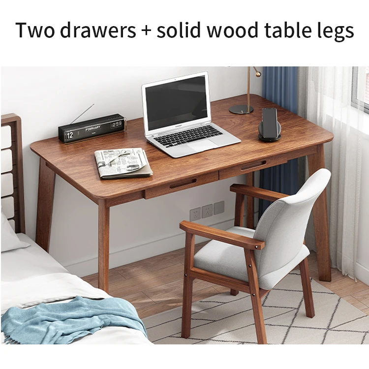 Simple Cheap Computer Home Office Workstation Student Adults Wood Study Writing Table