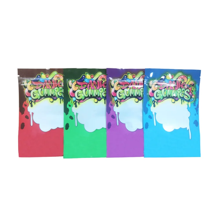 В наличии budhead жевательный мармелад пищевых продуктов в мешок три edge-sealing600mg gashead