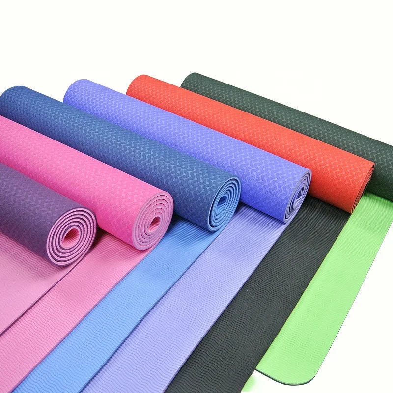 Jointop High Quality Yogamat Yoga TPE, Anti Slip Yoga Mat Custom Logo With Alignment-