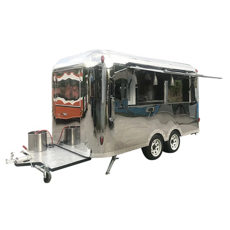 For sale mobile food trailer with Kitchen Frozen Pizza oven Chinese food van trailer BBQ fast food truck cart