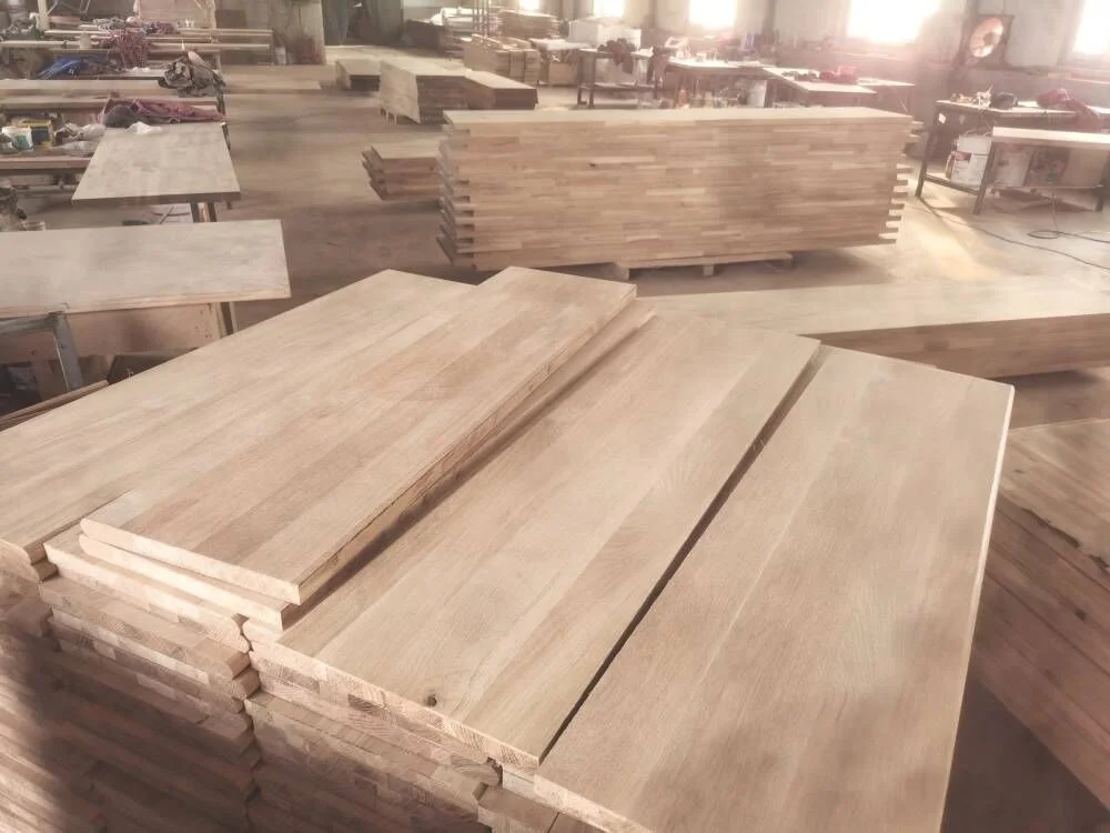 factory direct sell white oak wooden stair parts