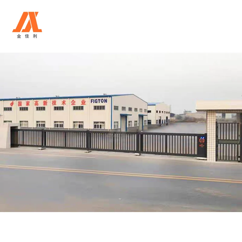 Aluminum Retractable Driveway Main Gate Automatic Fence Front Security Telescopic Sliding Gate Outdoor Segment Sliding Gate