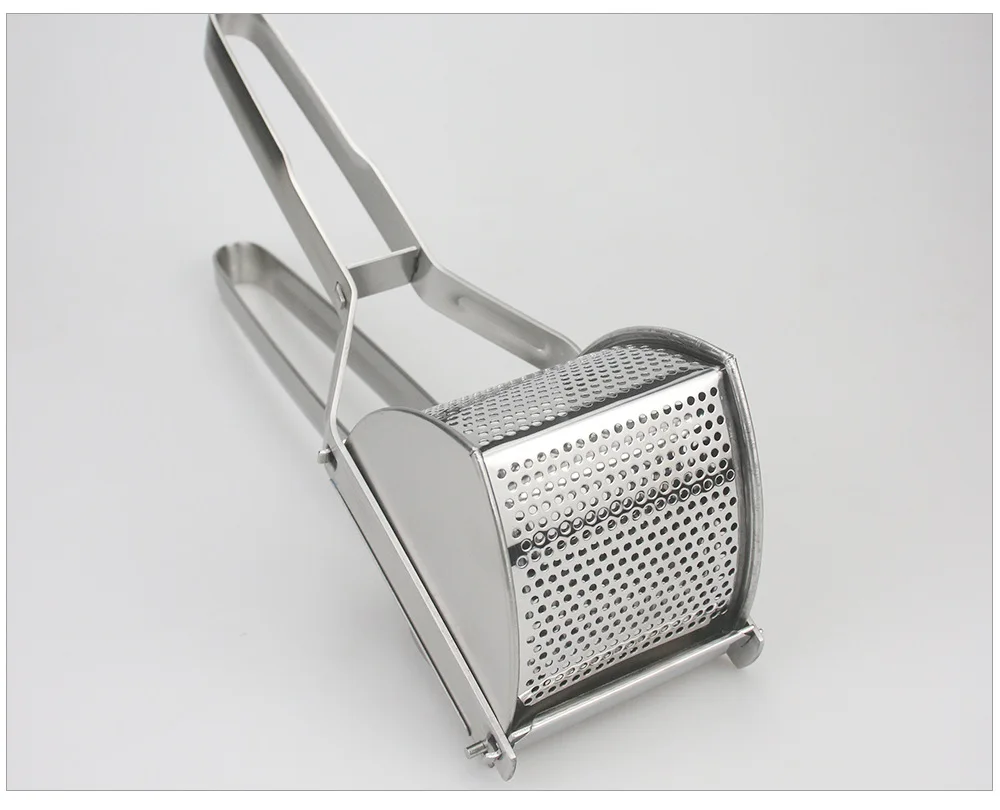 Custom Logo Manual Heavy Duty Squeezer Large Stainless Steel Fruits Masher Potato Ricer