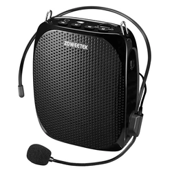 Zoweetek Voice Amplifier with Microphone Headset,1800 mAh Rechargeable Portable Amplifier for Teachers