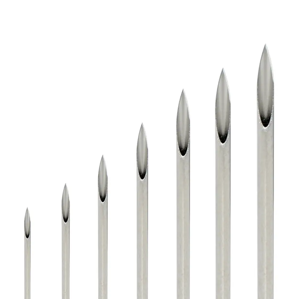 Professional Wholesale Disposable Tattoo Piercing Needle Mixed Body Piercing Needles Stainless Steel