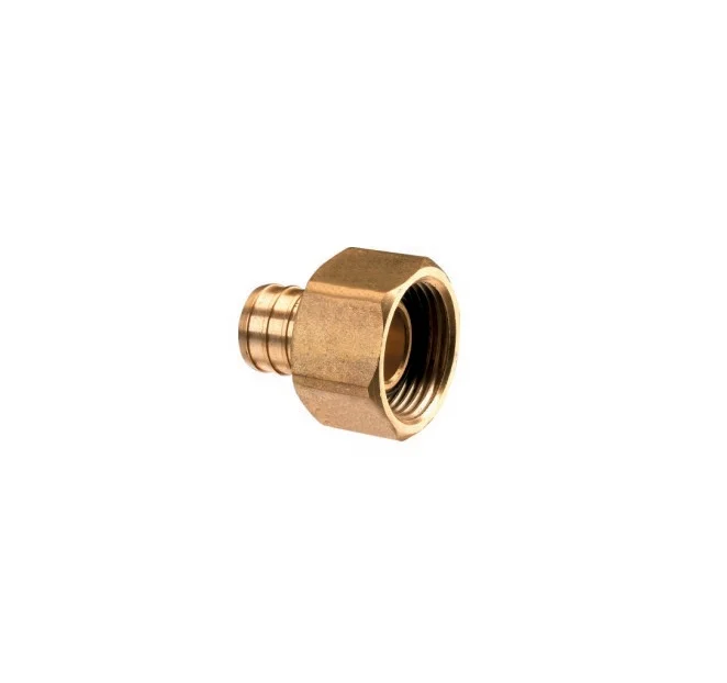 F1807 Lead Free Brass Pex Fitting - Adpater with Sliding Nut