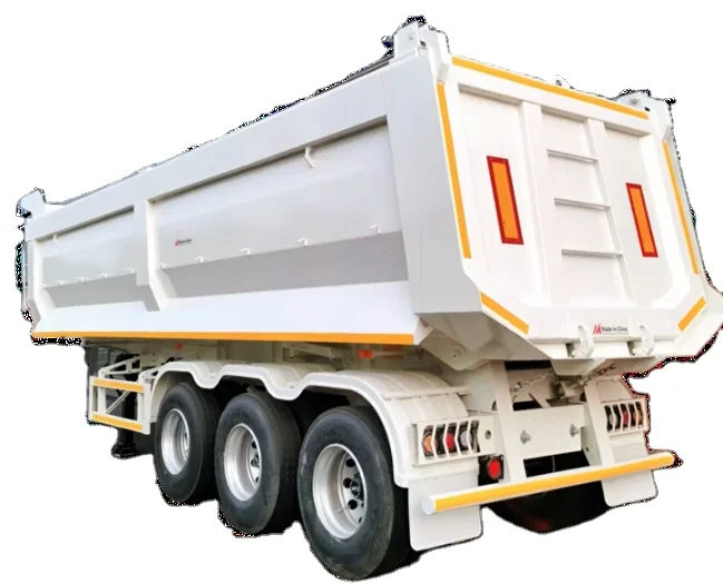 Made in China Xingce Heavy Duty Hydraulic Tri 3 axle 40 60/80 Tons U Shaped Rear Dump Truck Semi Trailer Tipper Trailer
