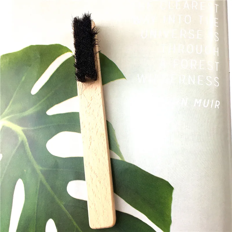 High Quality Horse Hair Beech Wooden Brush for Shoe Cloth