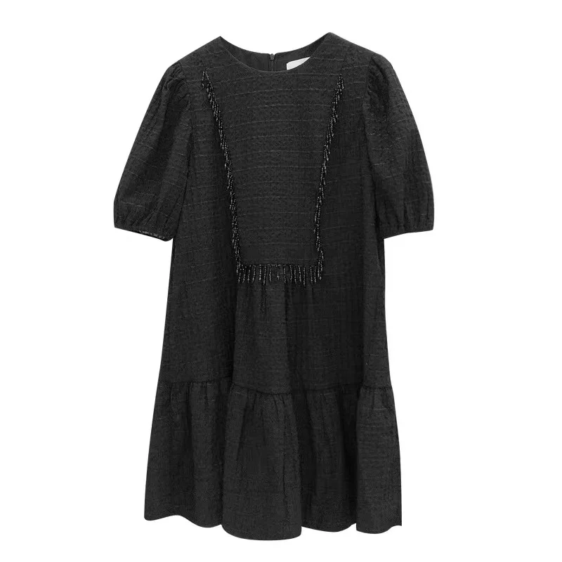 (Разработанно специально для заказчика)/поо (производство оригинального платье для девочек; Сезон весна; Лидер продаж элегантный стиль тяжелая работа шарик текстура Повседневное платье для женщин