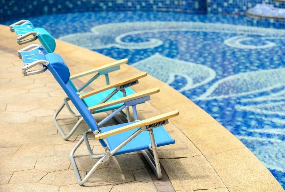 outdoor best foldable pool chaise sunbeds beach backpack lounger