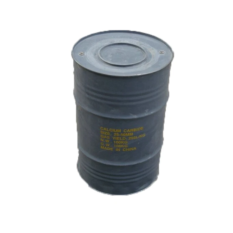 Factory Price 295L 5080mm Acetylene Cac2 Calcium Carbide for Form Cyanamide Calcium for Sale