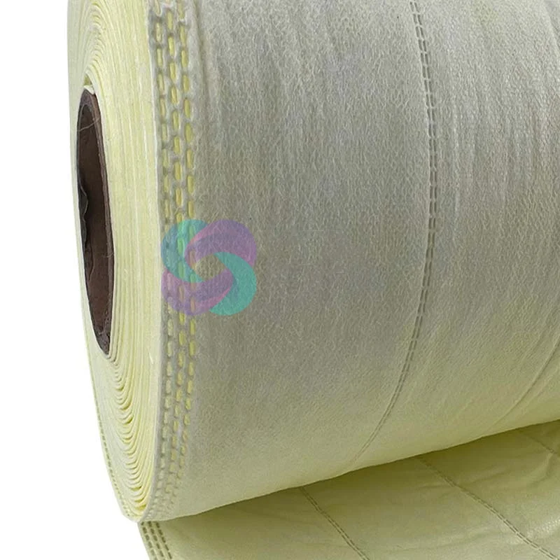 Non Woven Fabric Synthetic Fiber Pocket Bag Air Filter Media Roll Industries air Filters