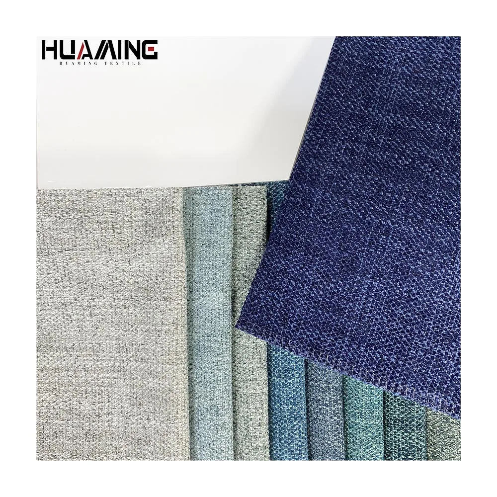 popular piece dyed woven cotton look italian vintage style sofa cushion fabric from China Factory