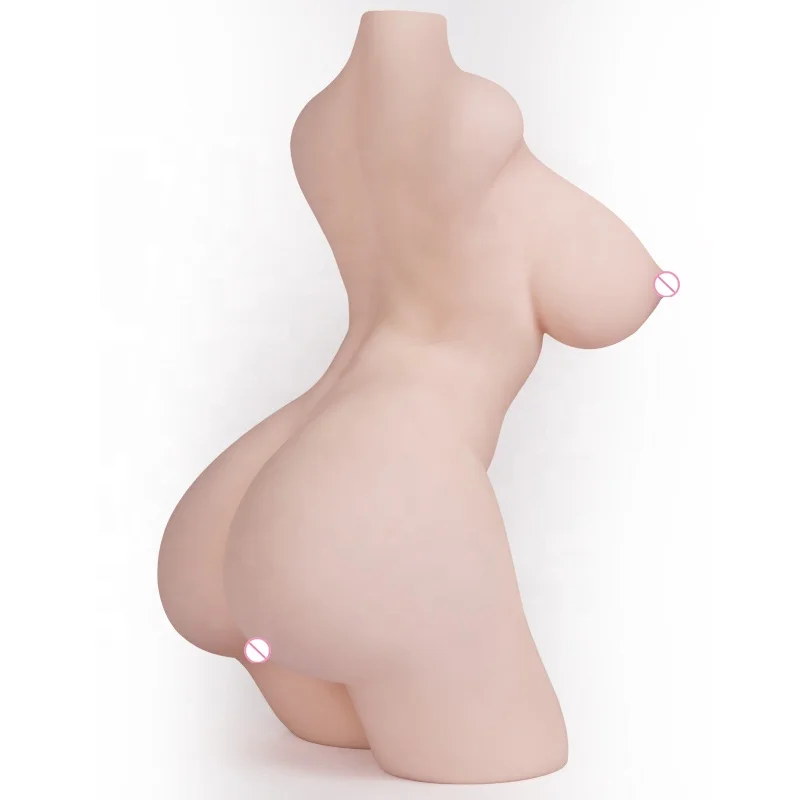 Hot 13.5 kg real doll realistic half body big boobs and ass real silicone torso sex dolls for men