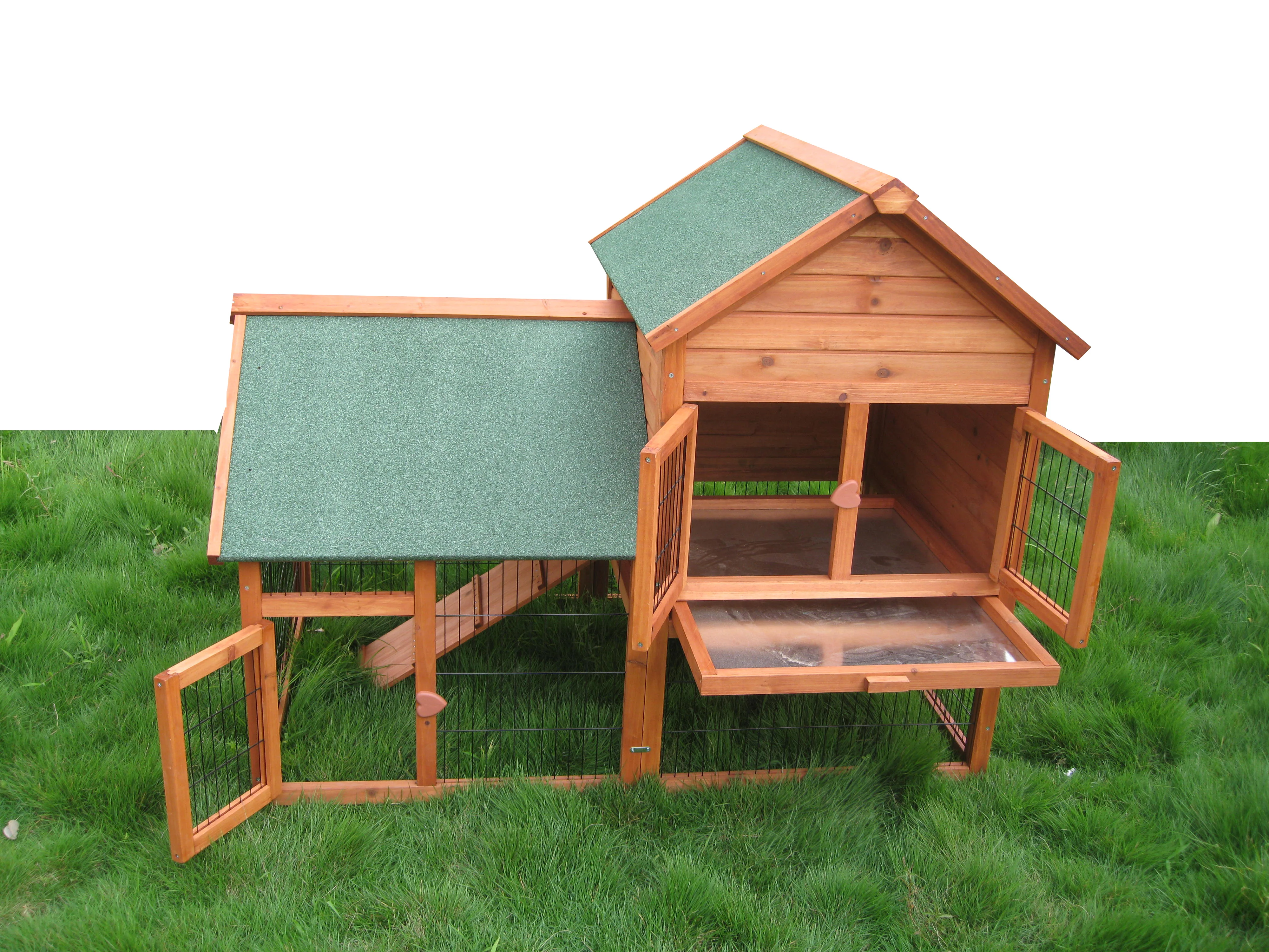 custom large run white luxury bunny ferret cage house Portable Small Rat Pet House 2 3 Storey Rabbit Hutch