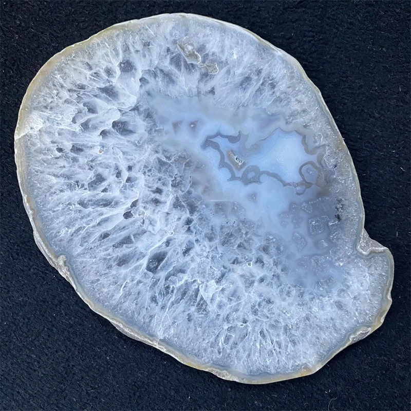 hot sale candle holder agate coaster natural white agate slices drinking cup coaster for gift
