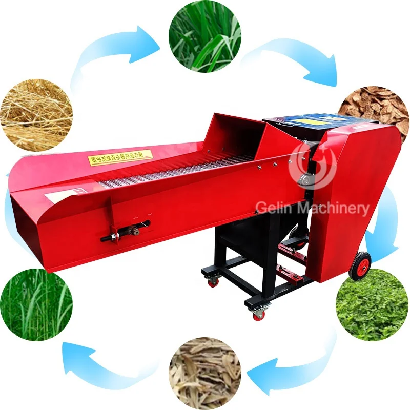 multi-functional grass animal feed diesel chaff cutter machine corn for cutting corn stalks