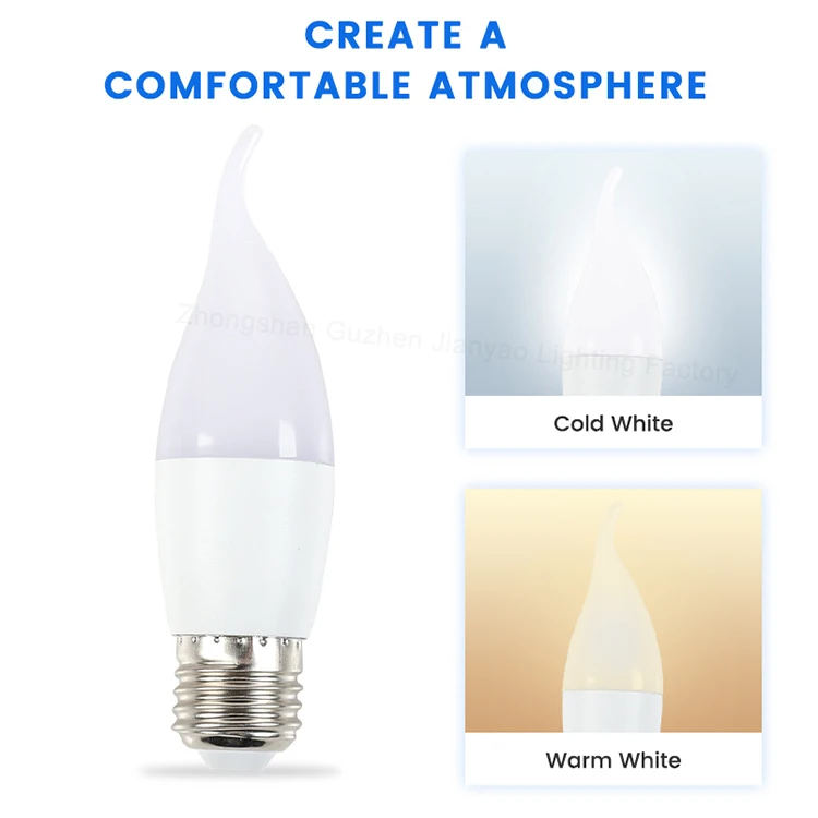 Светодиодные свечи BrilliantGlow C37 светодиодные лампы элегантные Экономичные СВЕТОДИОДНЫЕ