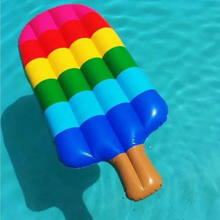 Hotsale PVC Inflatable Ice Pop Popsicle Pool Float Mattress for Adult and Child