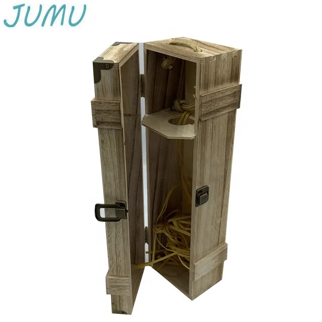 cheap hot sale new design paulownia wood wine box