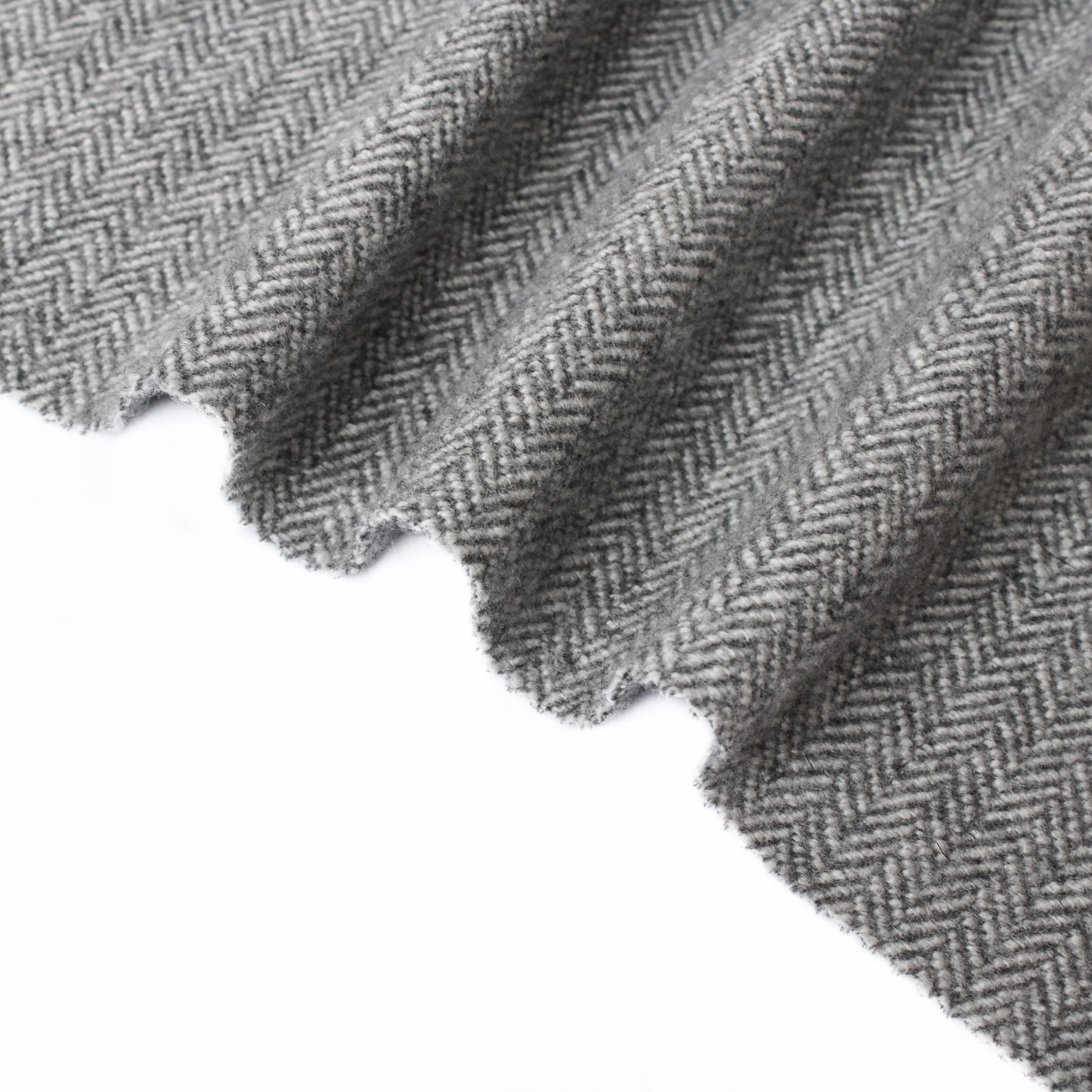 24 Winter Fall Hot Fashion Best Seller In Stock Classic Style Herringbone 98% Wool Blended Fabric for Lady Men Suit Dress