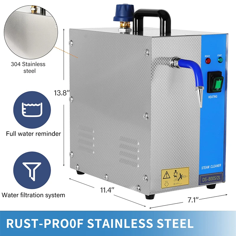 Wholesaler 1300w quick heating jewelry steam cleaner high pressure jewelry cleaning tools machine watch polisher