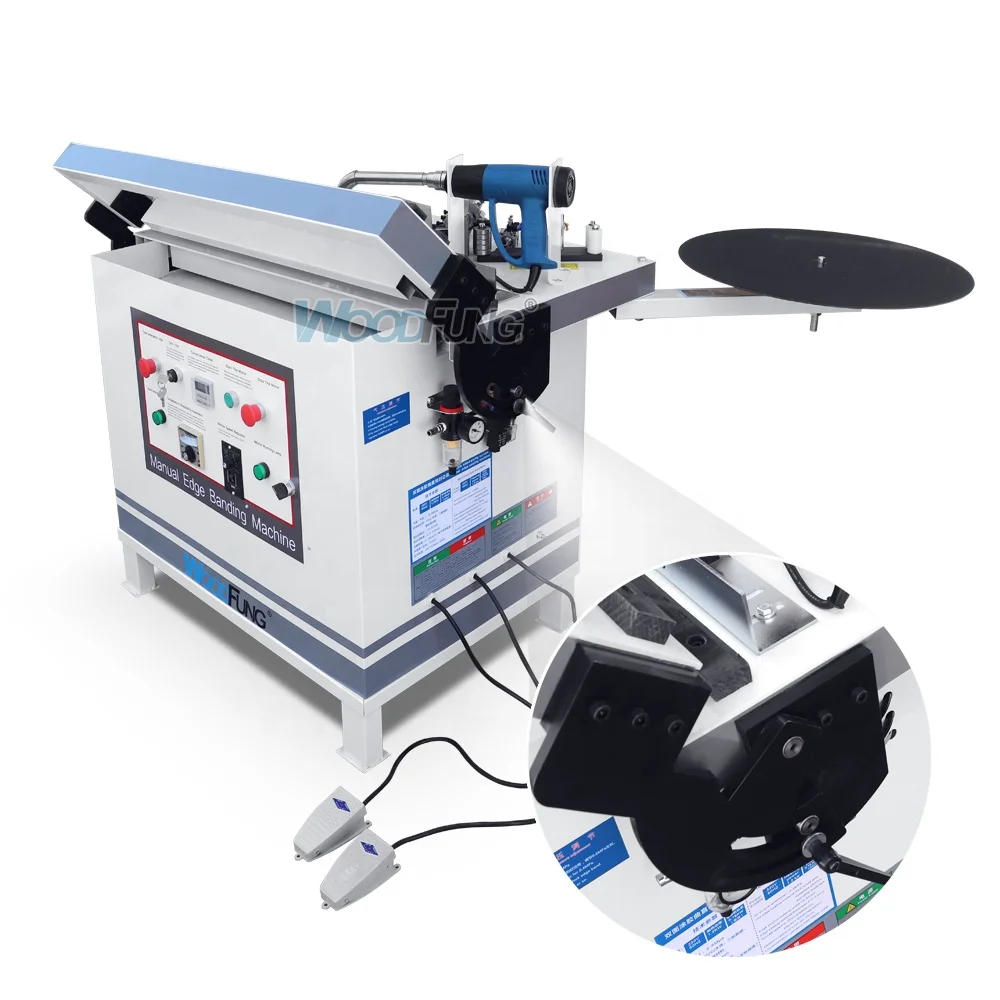 Hot selling bevel 45degree cheap edge banding machine for wood banding  furniture making
