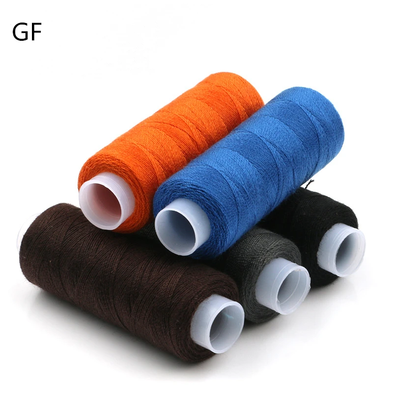 Exfactory Price 12colors  a set 150Yards Small Spooll 40 2 Household DIY Sewing Machine Thread 100% Polyester Thread For Sewing