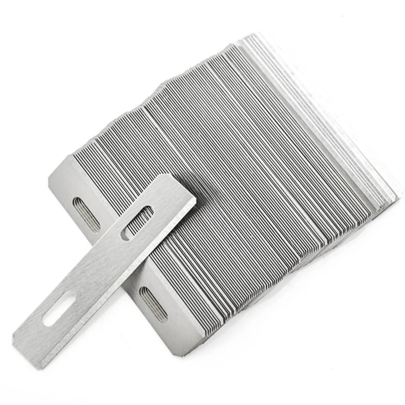 Струйное лезвие из нержавеющей стали, волоконное лезвие, кожаный нож, лезвие для бритвы