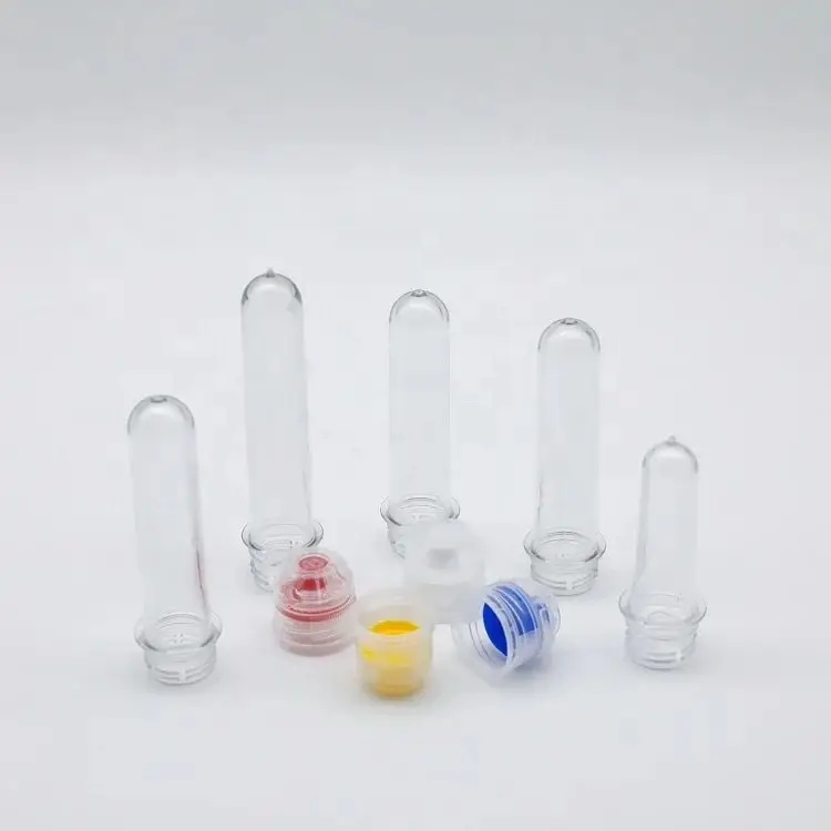 Custom transparent 28-38mm preform minaral water bottle pet preform 28 mm pco 1880 1881 for soft drinks