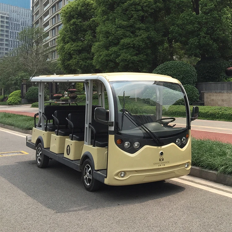 
High-efficiency electric car 14-seater 72V/7.5KW battery-powered sightseeing classic car 